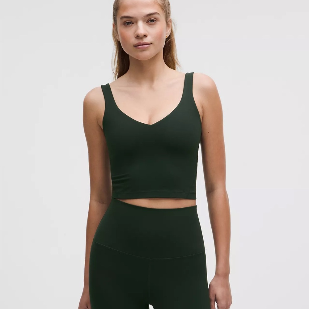 Lululemon Athletica Deep Green Sports Bra